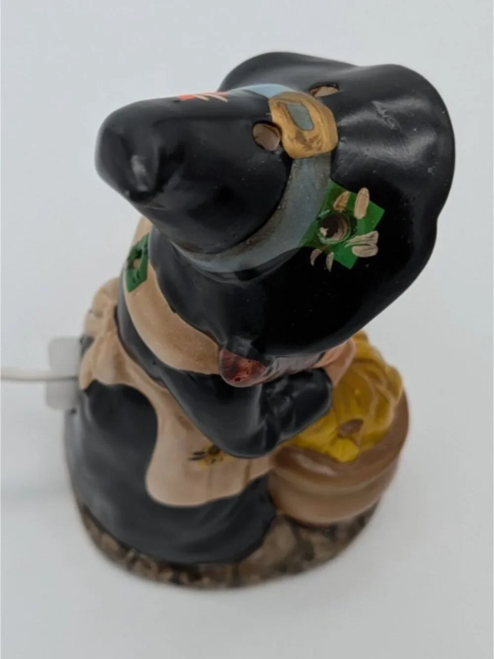 Vintage Witch Halloween Electric Light Stirring Cauldron  decor